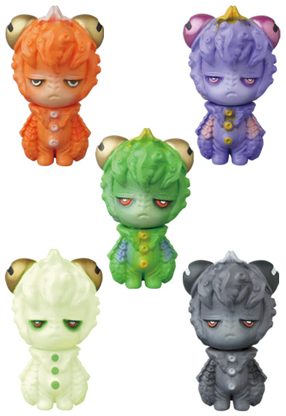 Medicom Toy VAG Vinyl Artist Gacha Gashapon Series 24 Betamatsu Gniulhu 5 2" Figure Set