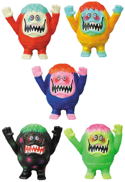 Medicom Toy VAG Vinyl Artist Gacha Gashapon Series 21 Shelterbank Vongo 5 2" Figure Set