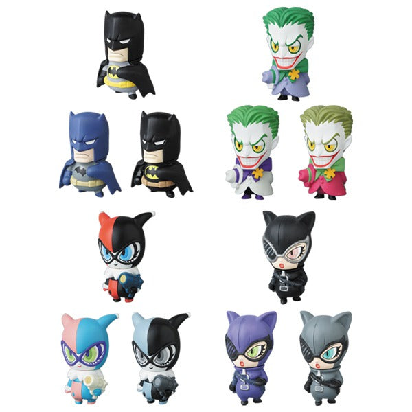 Medicom Toy 2017 MVP Micro Vinyl Pleasure DC Batman 12 Trading Figure Set
