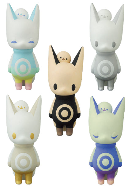 Medicom Toy VAG Vinyl Artist Gacha Gashapon Series 23 0313 Koichi & NyonNyon 5 2" Figure Set