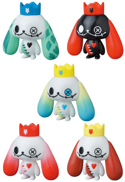 Medicom Toy VAG Vinyl Artist Gacha Gashapon Series 25 Chloe Dog Monster 5 2" Figure Set