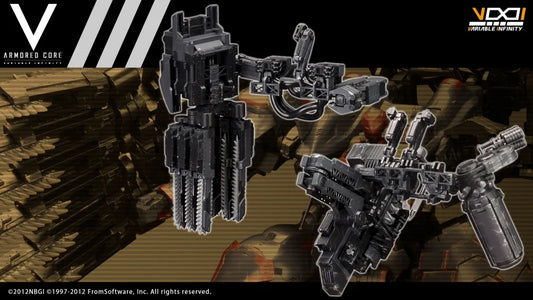 Kotobukiya 1/72 Armored Core Variable Infinity Overed Weapon Set Plastic Model Kit Figure