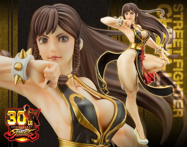 Kotobukiya 1/7 Bishoujo Statue Street Fighter Chun Li Battle Costume 30th Anniversary ver Pvc Figure
