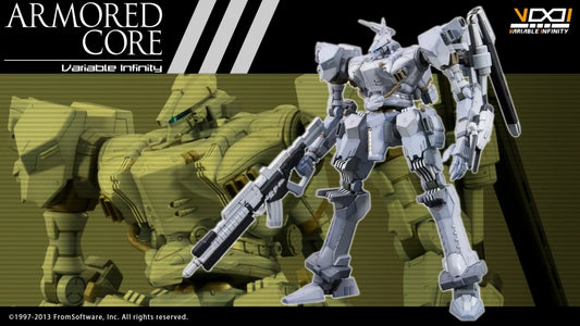 Kotobukiya 1/72 Armored Core Variable Infinity Aspina White-Glint Armored Core 4 ver Plastic Model Kit Figure