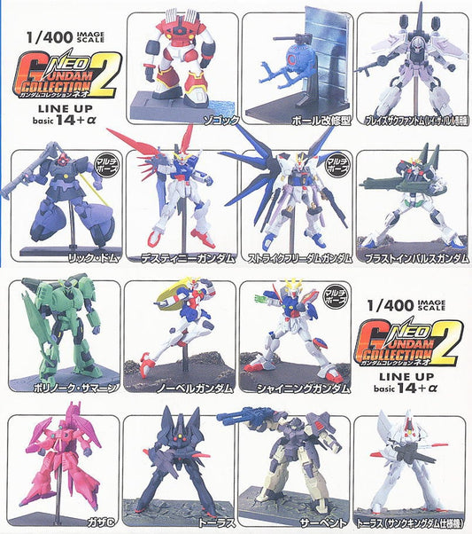 Bandai 2005 1/400 Mobile Suit Gundam Collection Neo Vol 2 Sealed Box 15 Trading Figure Set