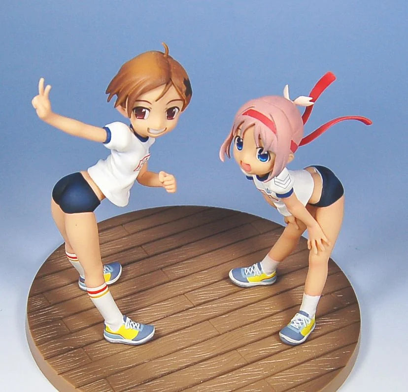 Solid Works 1/8 Gakuen Utopia Manabi Straight Manami Amamiya & Mutsuki Uehara Navy Bloomers ver Pvc Figure