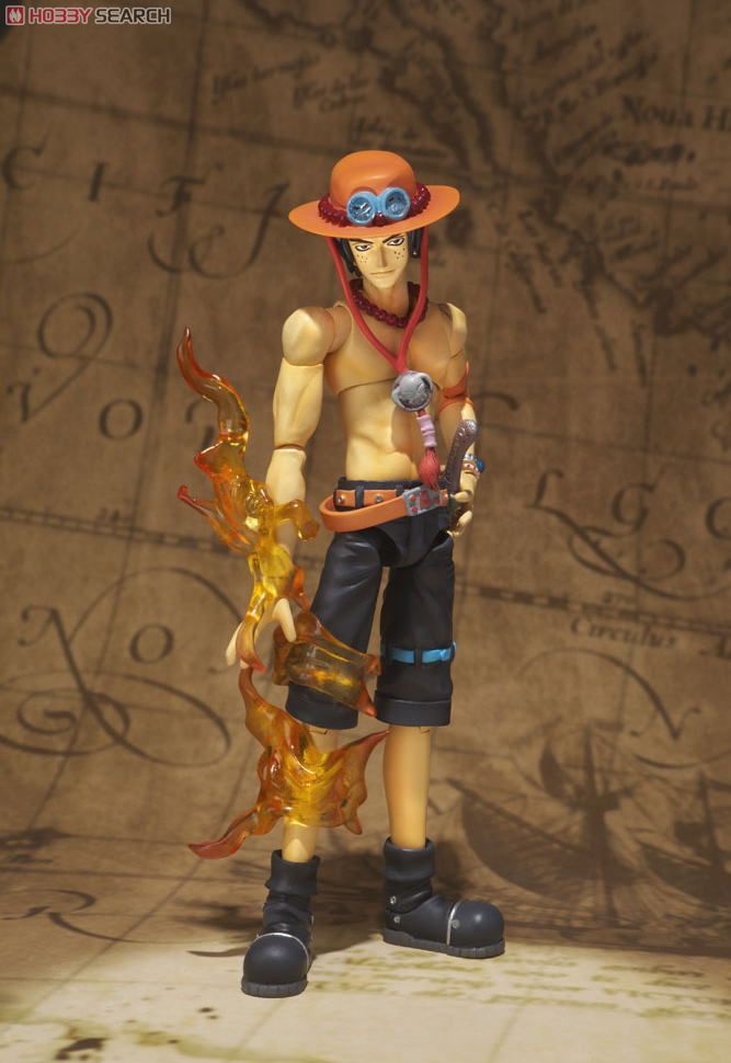 Bandai One Piece SHF S.H.Figuarts Luffy Ace Nami Sanji 4 Action Figure Set