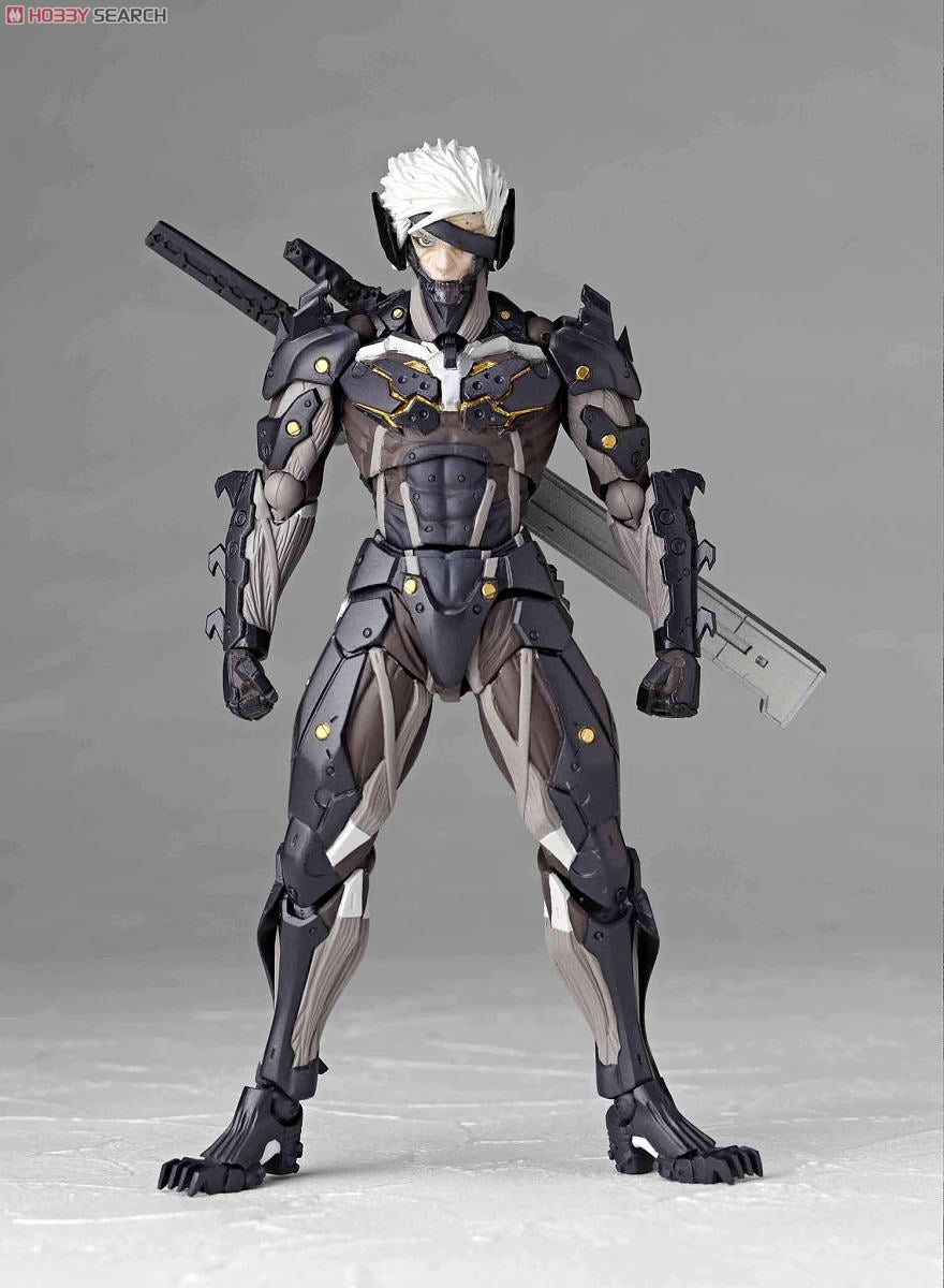 Kaiyodo Revoltech Yamaguchi 140 Metal Gear Rising Revengeance Raiden Action Figure
