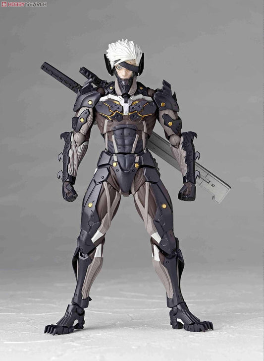 Kaiyodo Revoltech Yamaguchi 140 Metal Gear Rising Revengeance Raiden Action Figure
