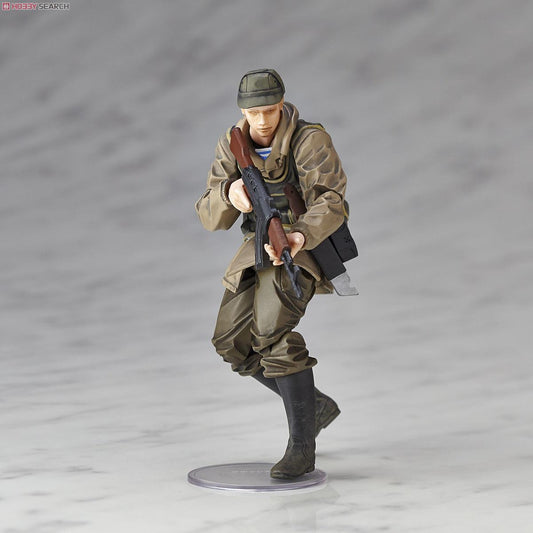 Kaiyodo Revoltech Micro Yamaguchi Revol Mini RMEX 002 MGSV TPP Soviet Soldiers Action Figure