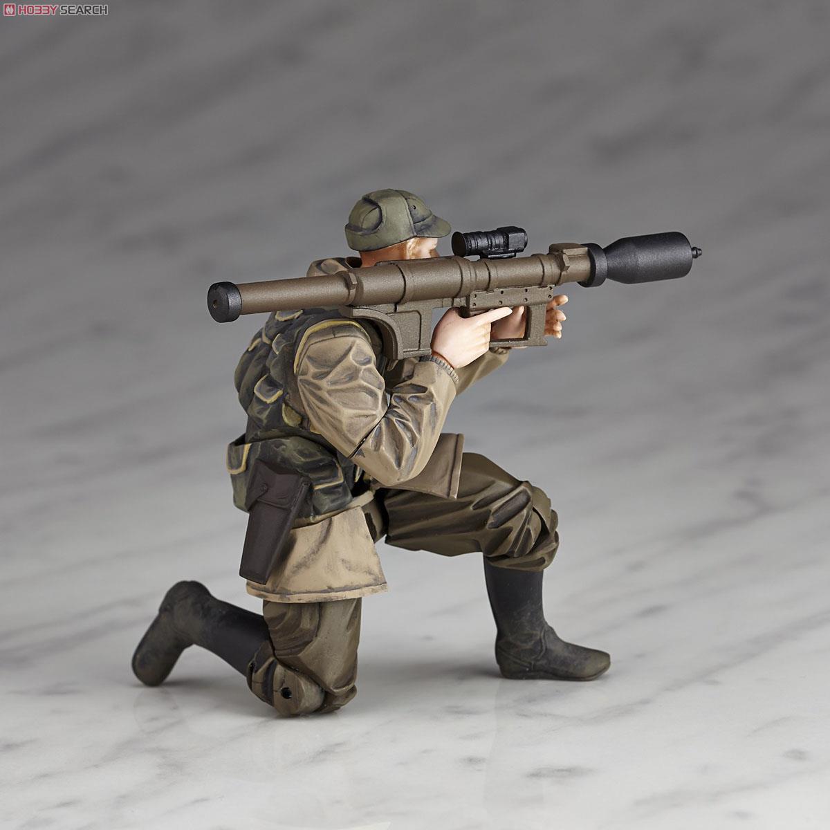 Kaiyodo Revoltech Micro Yamaguchi Revol Mini RMEX 002 MGSV TPP Soviet Soldiers Action Figure
