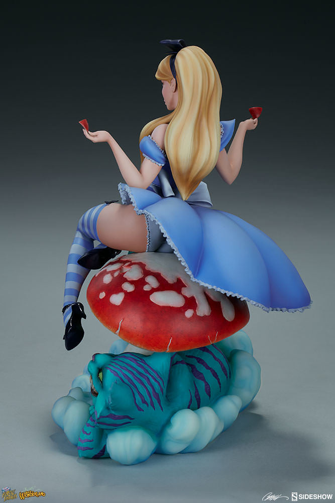 Sideshow J. Scott Campbell FairyTale Fantasies Alice in Wonderland 13.5" Statue Trading Figure