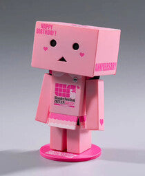 Kaiyodo Revoltech Yotsuba Danboard Danbo Mini Wonder Festival WF2022 Shanghai 5th Pink ver Action Figure
