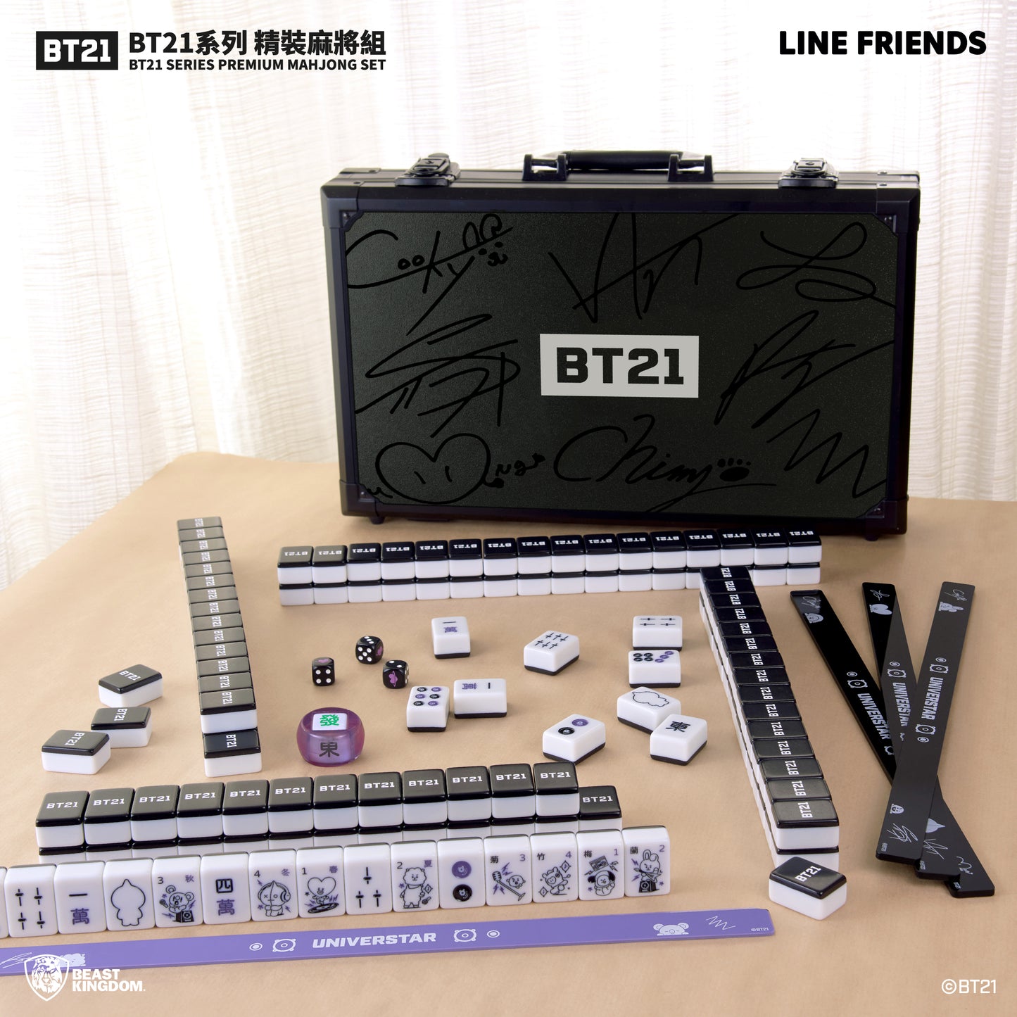 Beast Kingdom BTS BT21 Mahjong Play Set