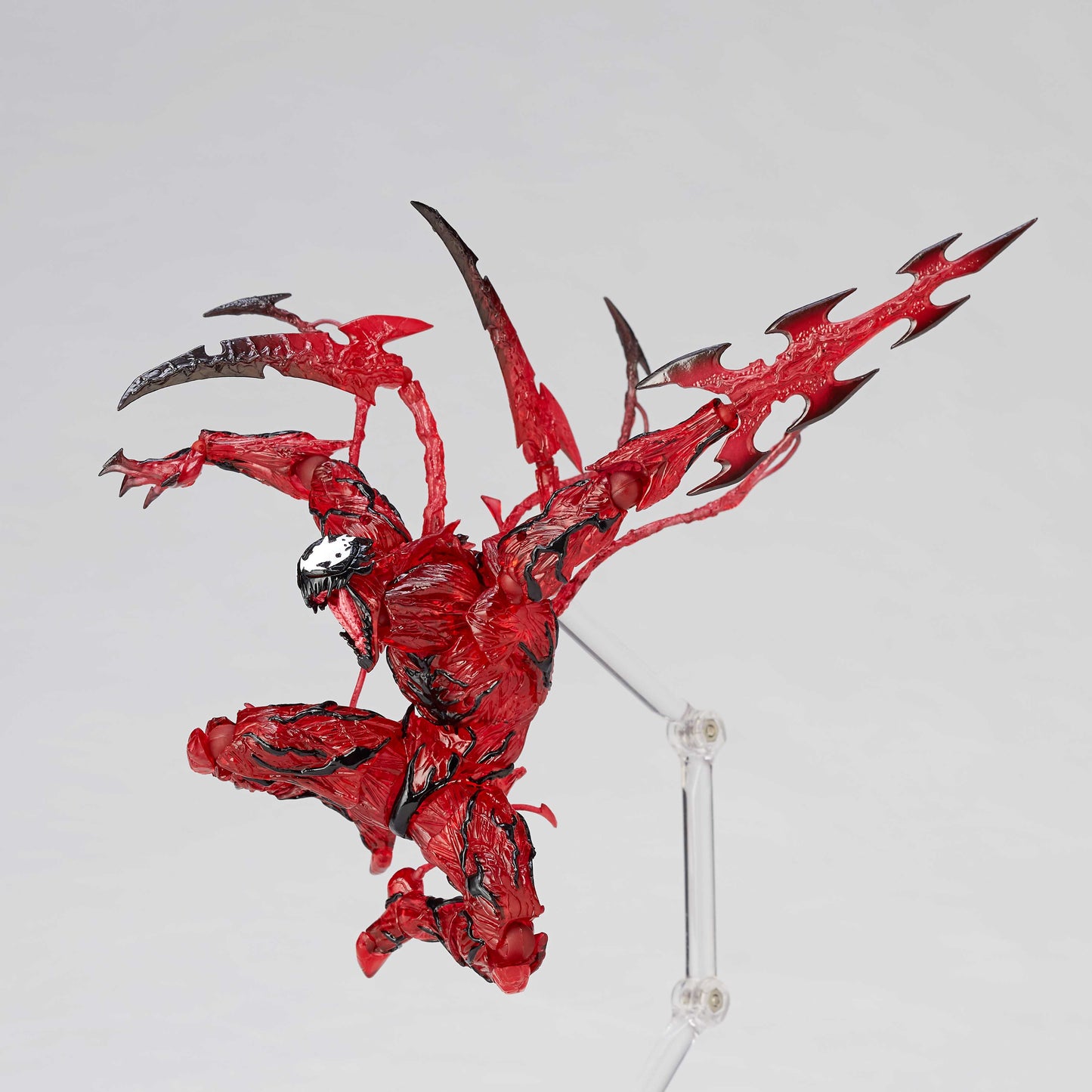 Kaiyodo Revoltech Amazing Yamaguchi 008EX Marvel Spider-Man Carnage Limited Edition Clear ver Action Figure