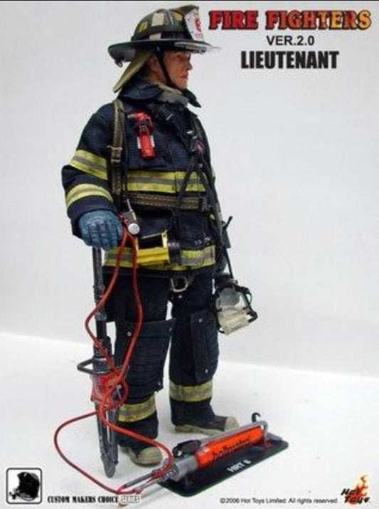 Hot Toys 1/6 12" Military Special Forces DX Fire Fighters ver 2.0 Lieutenant Action Figure