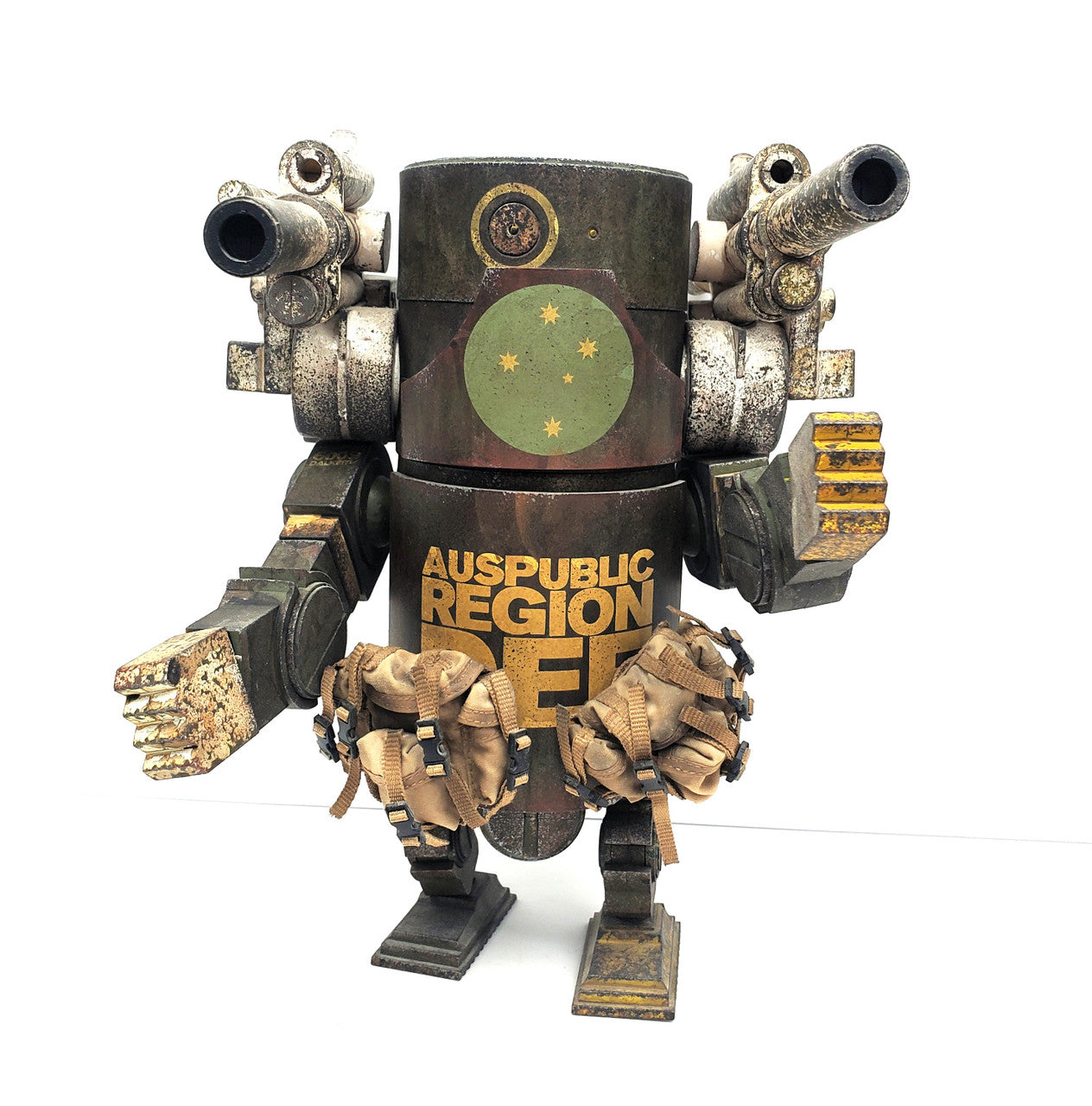 ThreeA 3A Toys 1/12 Ashley Wood WWRp World War Robot Large Martin Auspublic Region Def ver 9" Vinyl Figure