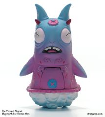 Strangeco 2008 The Vivisect Playset Thomas Han Slugworth Pink&Blue ver 3" Trading Figure