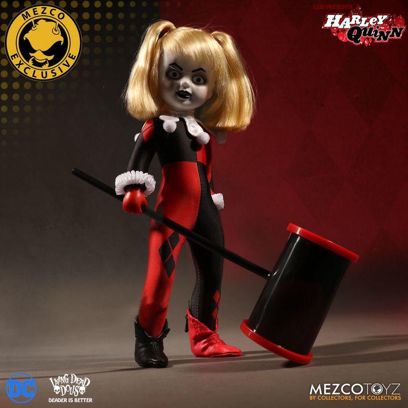 Mezco Toys Living Dead Dolls Harley Quinn SDCC 2017 ver 10" Action Figure
