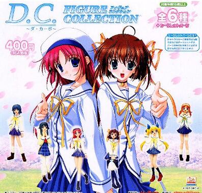 D.C. Da Capo Summer Vacation Gashapon 6 Collection Figure Set