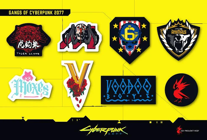 PlayStation 4 PS4 Gangs of Cyberpunk 2077 Limited 8 Patch Set