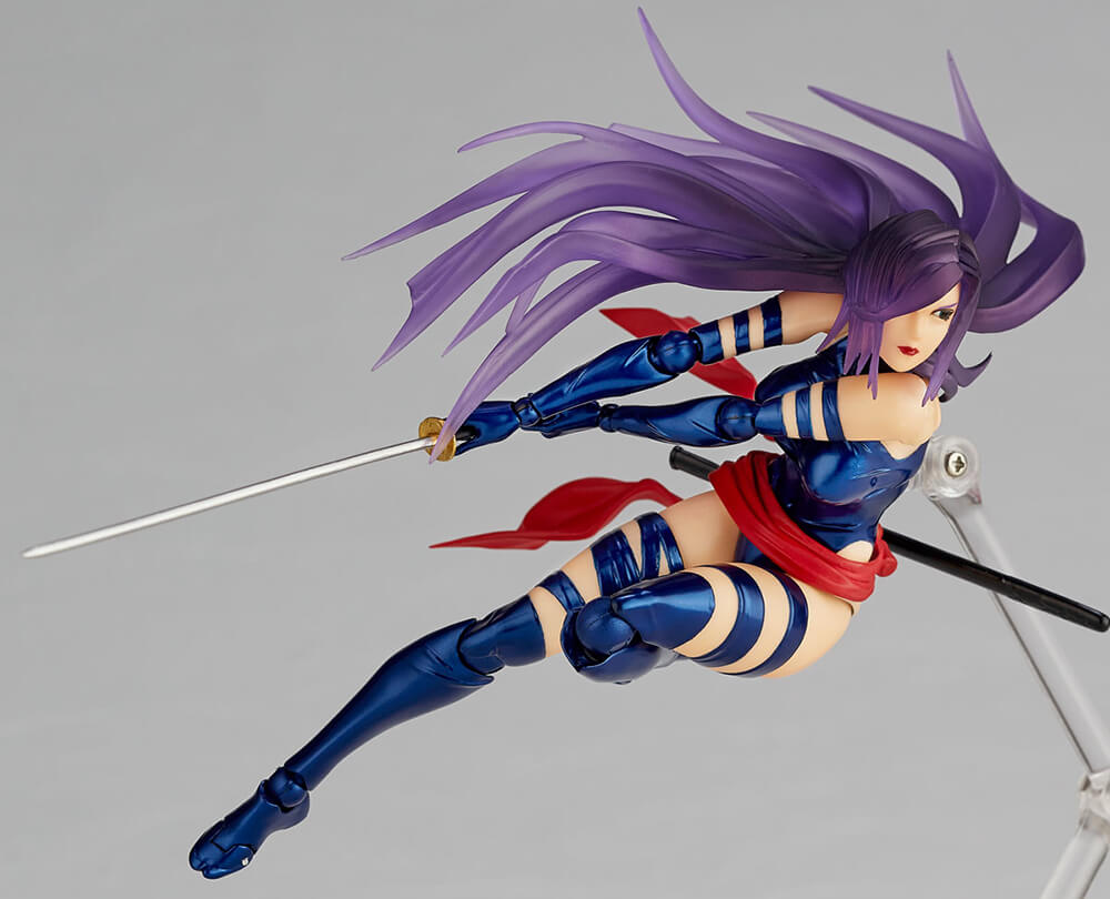 Kaiyodo Revoltech Amazing Yamaguchi 010 Marvel Psylocke Action Figure