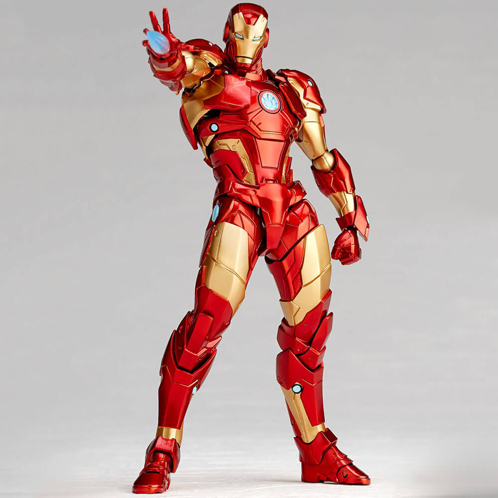 Kaiyodo Revoltech Amazing Yamaguchi 013 Marvel Iron Man Bleeding