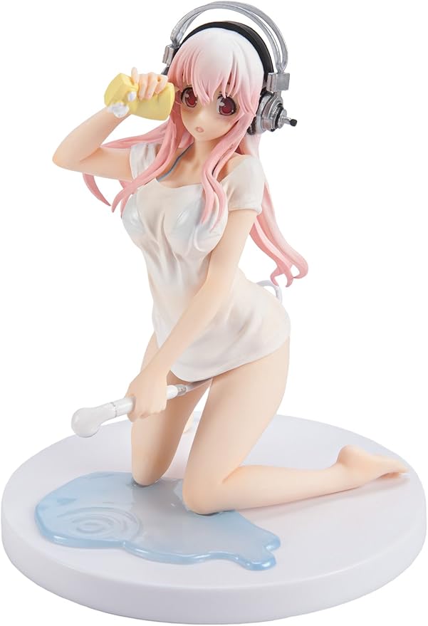 Furyu Nitro Super Sonico Close Coverage On Daily Life Special Bath Cleaning Time ver Pvc Figure
