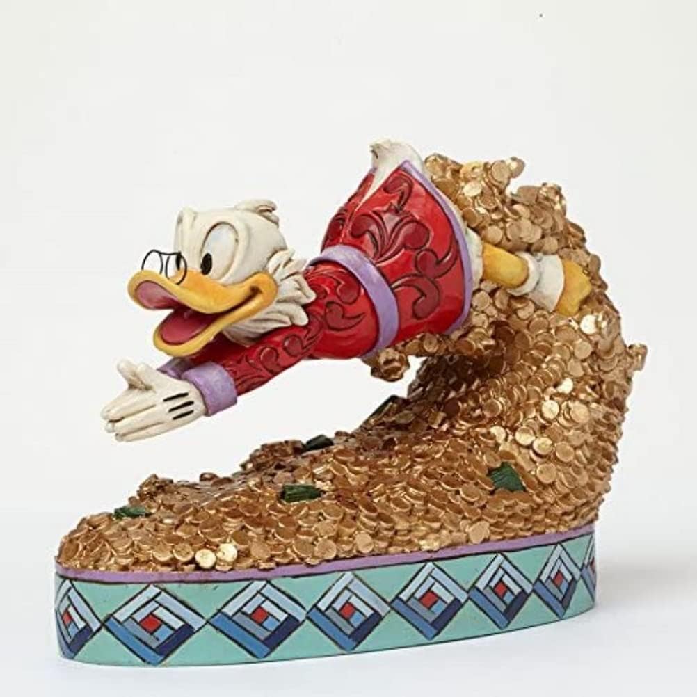 Enesco Jim Shore Disney Scrooge McDuck Treasure Dive 5" Collection Figure