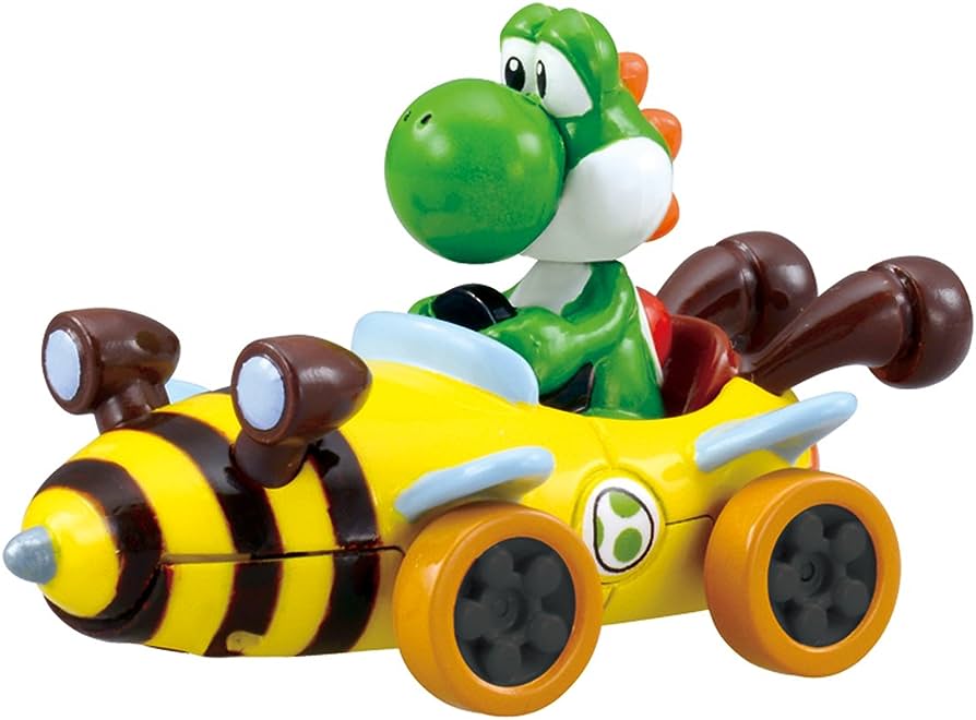 Takara Tomy Dream Tomica Car No 150 Mario Kart 7 Yoshi Figure