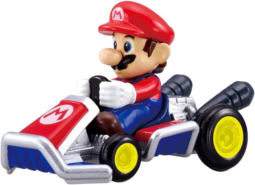 Takara Tomy Dream Tomica Car No 144 Mario Kart 7 Mario Figure