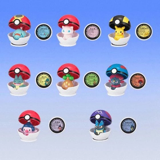 Bandai Pokemon Pocket Monsters Advanced Generation Gashapon Magnet Balls 8 Collection Figure Set