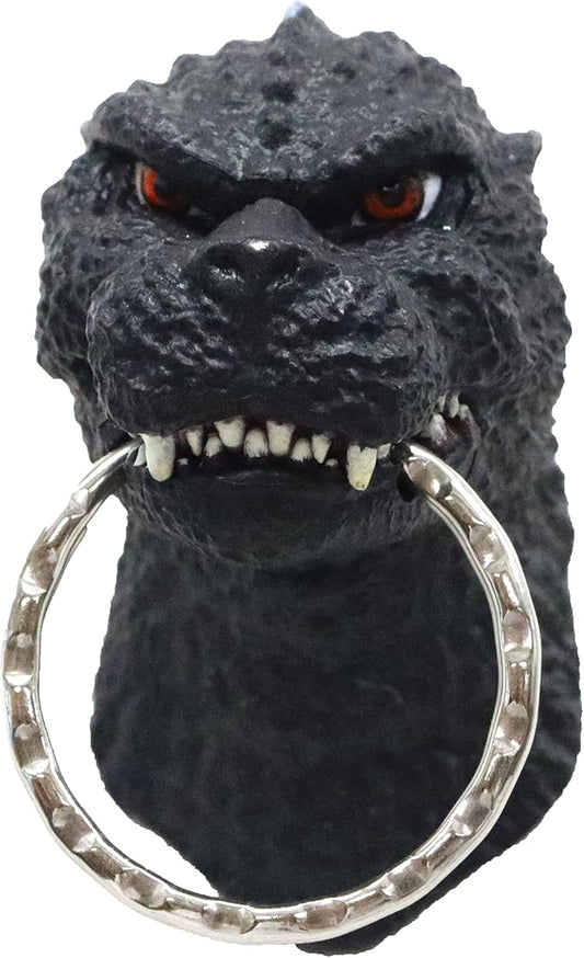 Folkart Toho Godzilla 1989 Magnet Key Ring Chain Holder 2" Trading Figure