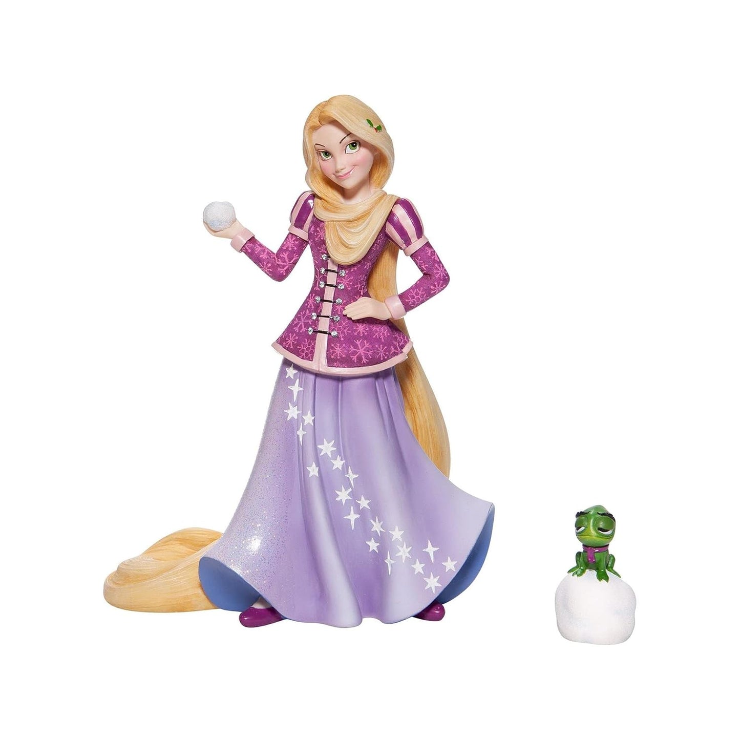 Enesco Jim Shore Disney Holiday Princess Tangled Rapunzel & Pascal 8" Collection Figure
