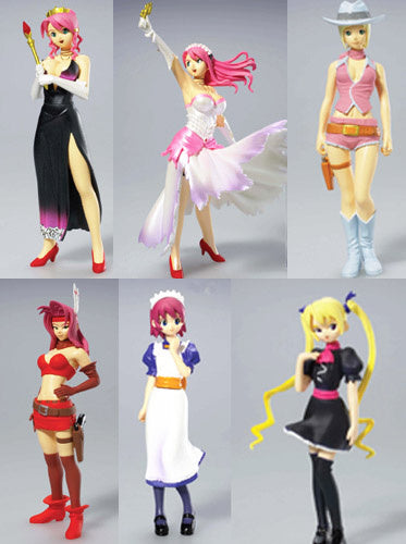 Bandai 2006 Tecmo Gals Collection 6 Trading Figure Set