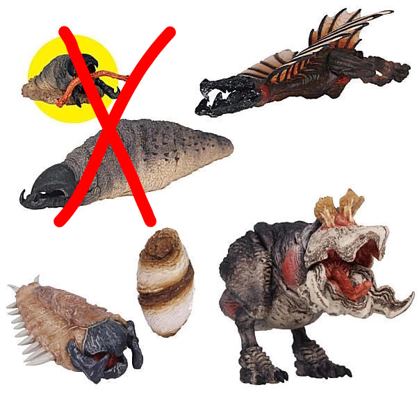 Takara Tomy Tremors Graboids Collection Gashapon 3 Figure Set