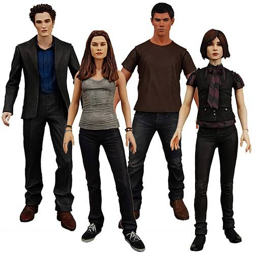 Reel Toys Neca The Twilight Saga New Moon Wave 1 4 Trading Figure Set