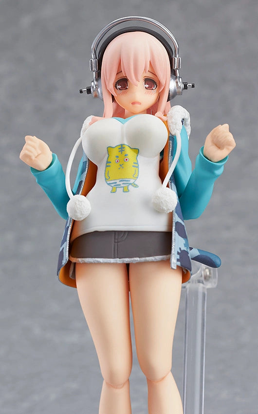 Max Factory Figma 169 Nitro Super Sonico Tiger Hoodie ver Action Figure