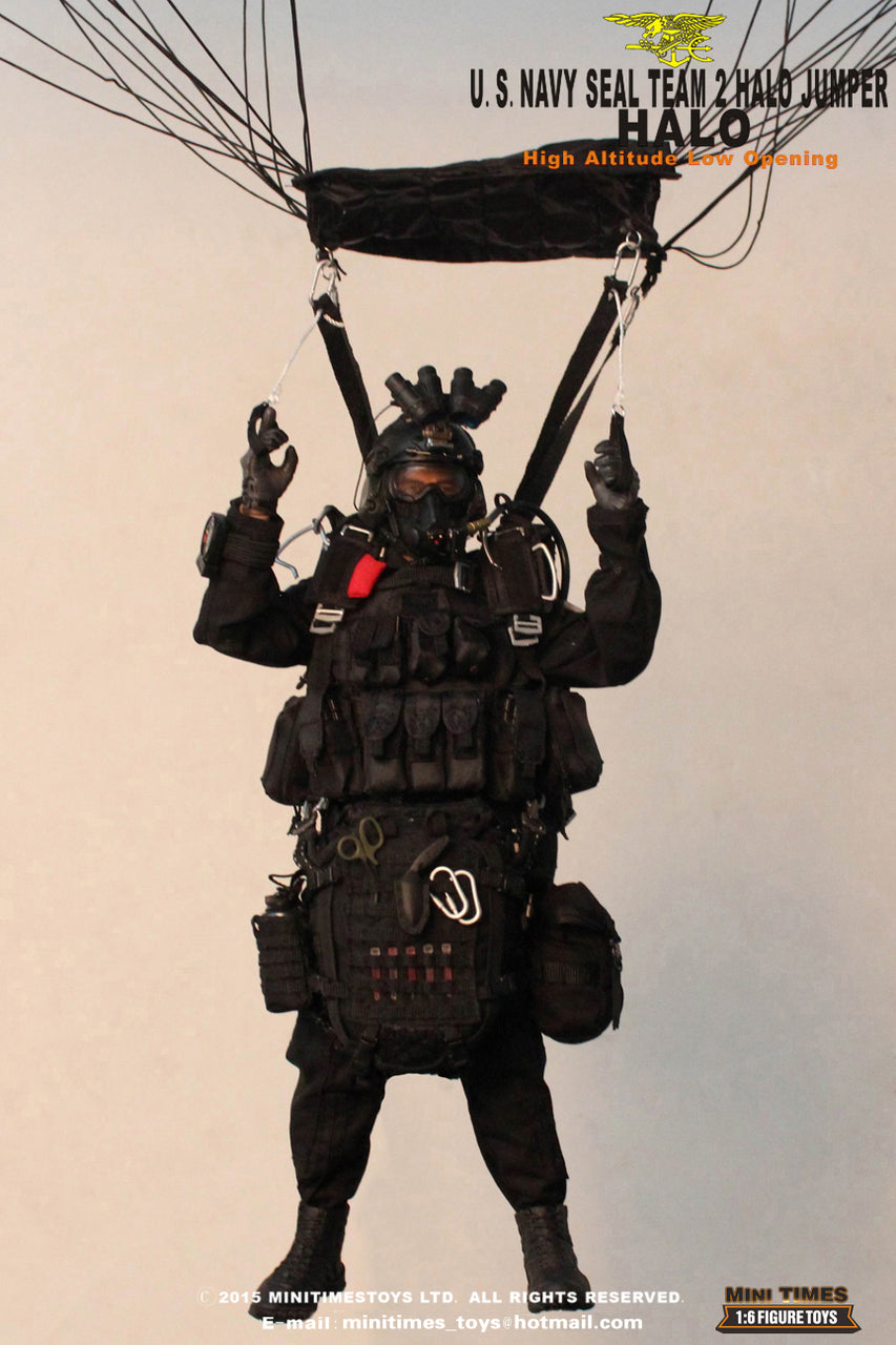 Mini Times Toys 1/6 12" M001 U.S. Navy Seal Team 2 Halo Jumper Action Figure