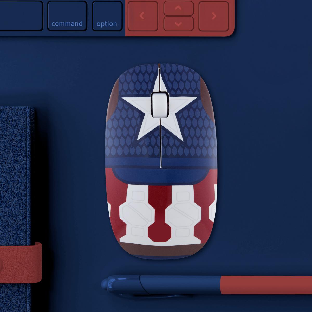 Infothink Marvel Avengers Series Captain America ver Wireless Optical Mouse