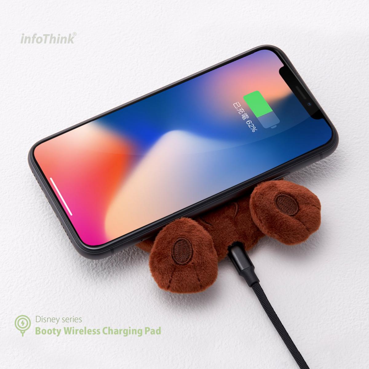 InfoThink Disney iWCQ-200 Booty Wireless Charger Charging Pad Chip ver