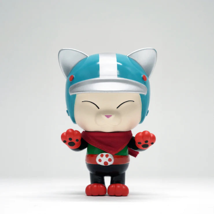 Shon Side The Little Hut Cat Rider Black/Red ver 4" Soft Vinyl Figure