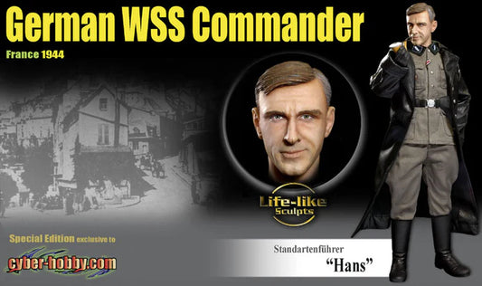 Dragon 1/6 12" 70806 Cyber Hobby WWII France 1944 German WSS Commander Standartenfuhrer Hans Action Figure