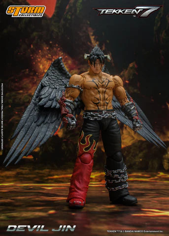 Storm Toys 1/12 Collectibles Tekken 7 Devil Jin Kazama Action Figure