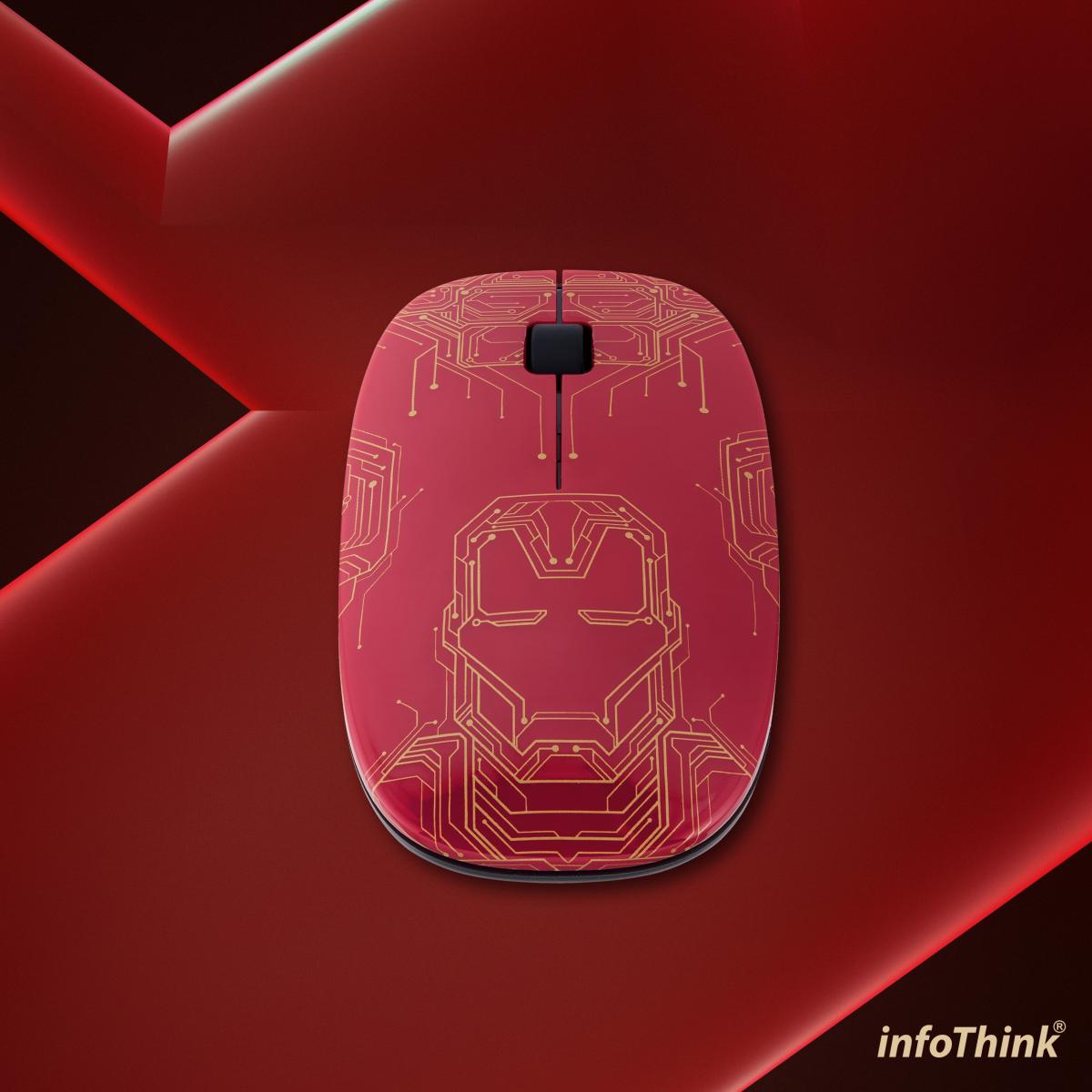 Infothink Marvel Avengers Series Iron Man ver Wireless Optical Mouse