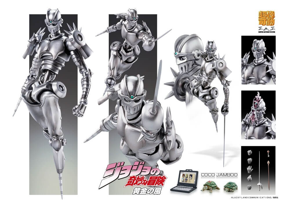 Medicos SAS Super Action Statue JoJo's Bizarre Adventure P5 Golden Wind Silver Chariot Action Figure