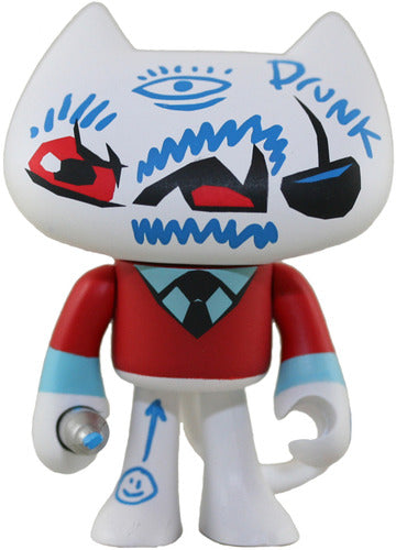 VanBeater Unacat Crappy Cat Series 1 Marked Up ver 3" Vinyl Figure