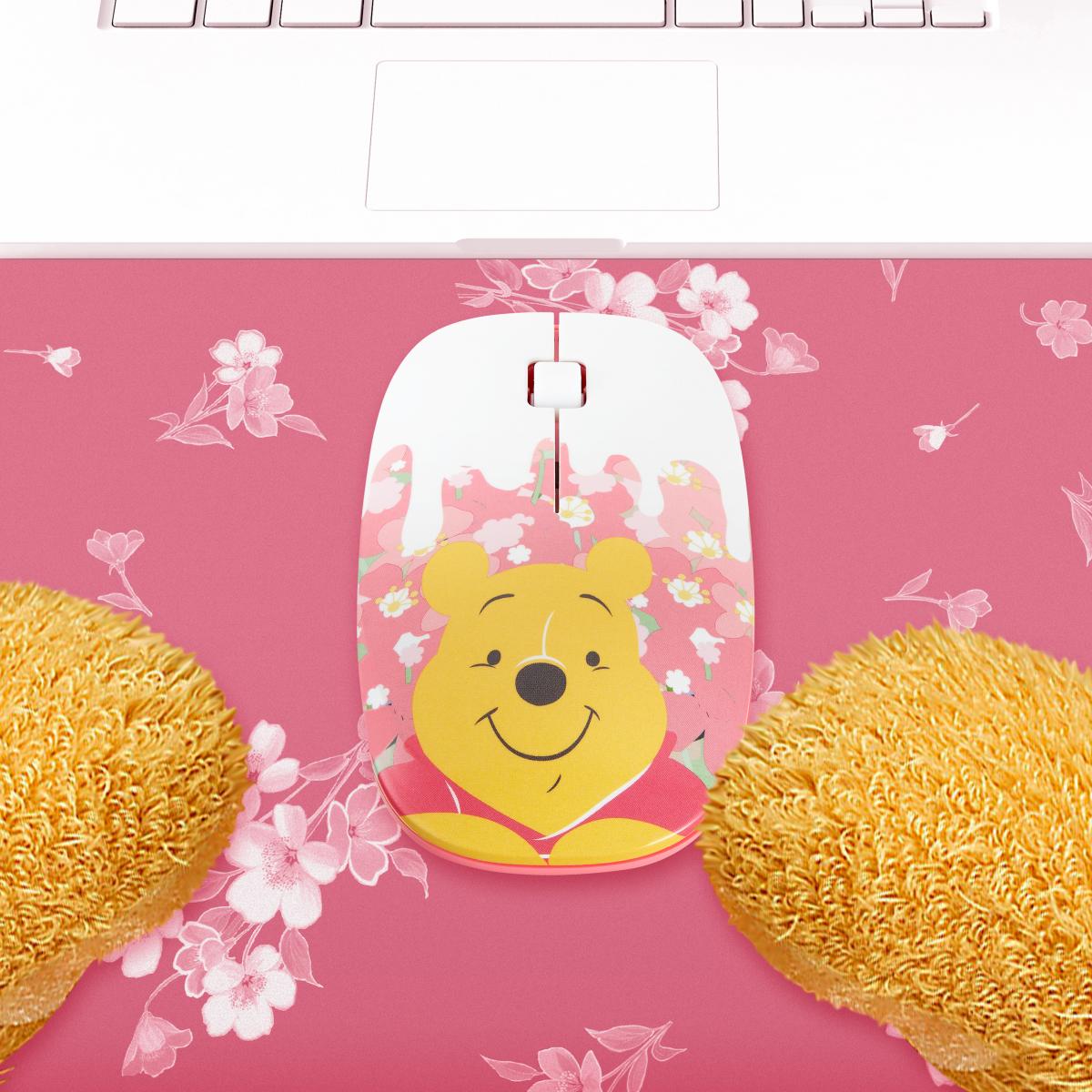 Infothink Disney Cherry Blossom Winnie The Pooh Flower ver Wireless Optical Mouse