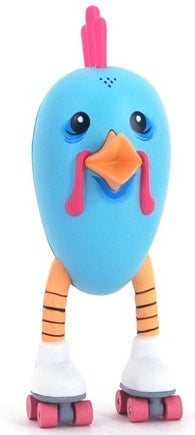 Kidrobot Ryan Bubnis Heroes and Heartbreakers Rollerbird Blue ver 3" Vinyl Figure