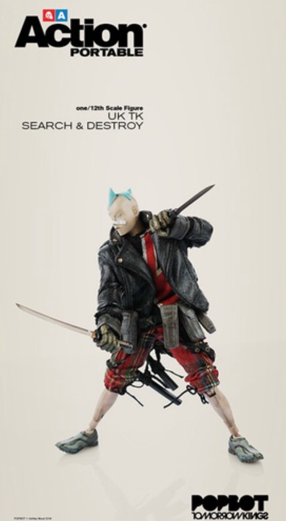 ThreeA 3AA Toys 1/12 Ashley Wood Tomorrow King UK TK Search & Destroy ver 6" Action Figure